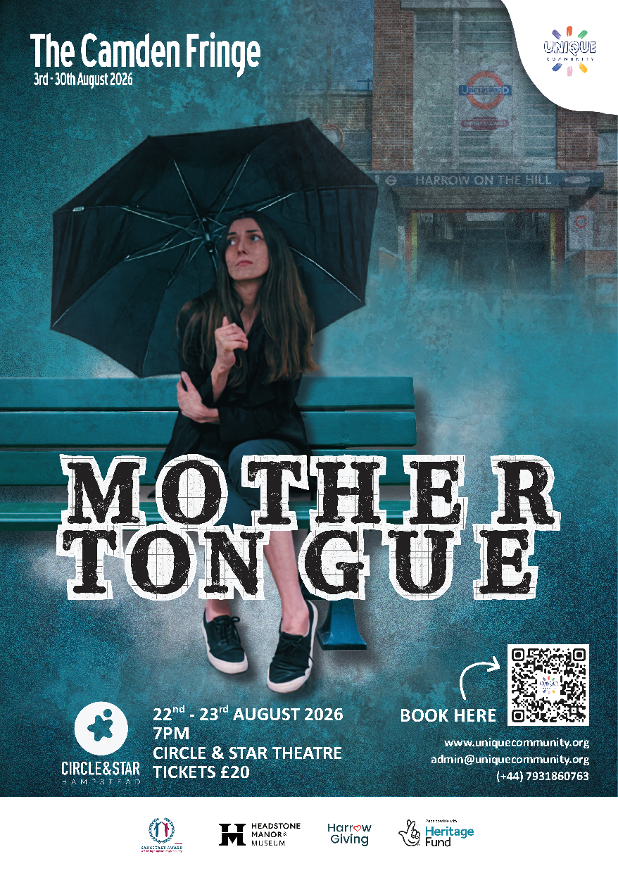 Mother Tongue — Camden Fringe poster
